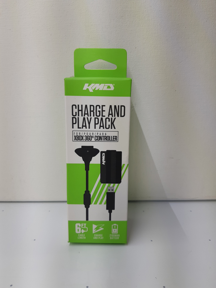 Charging Cable and Battery Pack for Xbox 360 Controller